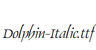 Dolphin-Italic