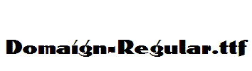 Domaign-Regular