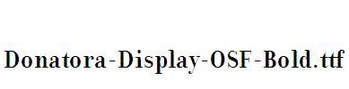 Donatora-Display-OSF-Bold