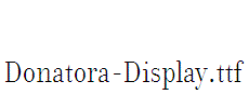 Donatora-Display