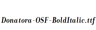 Donatora-OSF-BoldItalic