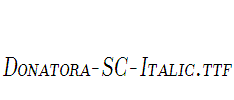 Donatora-SC-Italic