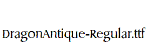 DragonAntique-Regular