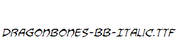 Dragonbones-BB-Italic