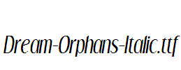 Dream-Orphans-Italic