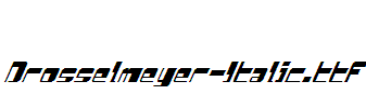 Drosselmeyer-Italic