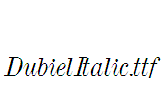 DubielItalic