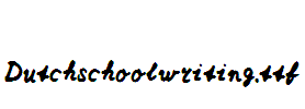 Dutchschoolwriting