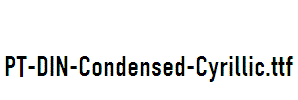 PT-DIN-Condensed-Cyrillic