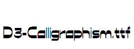 D3-Calligraphism