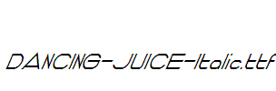 DANCING-JUICE-Italic