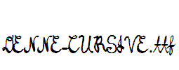 DENNE-CURSIVE