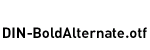 DIN-BoldAlternate