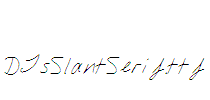 DJsSlantSerif