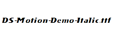 DS-Motion-Demo-Italic