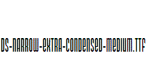 DS-Narrow-Extra-condensed-Medium