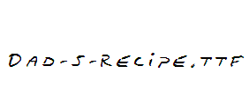 Dad-s-Recipe