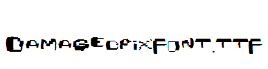 Damagedpixfont