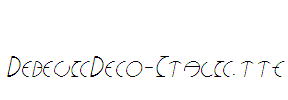 DebevicDeco-Italic