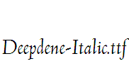 Deepdene-Italic