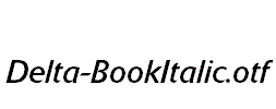 Delta-BookItalic