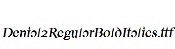 Denial2RegularBoldItalics