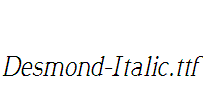 Desmond-Italic