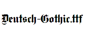 Deutsch-Gothic