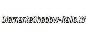 DiamanteShadow-Italic