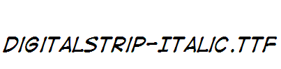 DigitalStrip-Italic