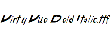 Dirty-Duo-Bold-Italic