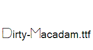 Dirty-Macadam