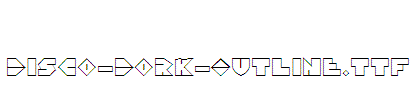 Disco-Dork-Outline