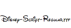 Disney-Script-Regular