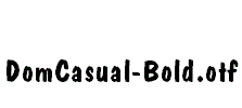 DomCasual-Bold