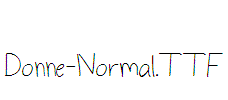 Donne-Normal