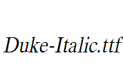 Duke-Italic