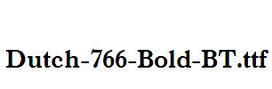 Dutch-766-Bold-BT