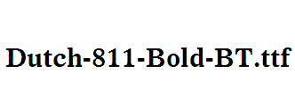 Dutch-811-Bold-BT