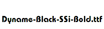 Dyname-Black-SSi-Bold