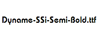 Dyname-SSi-Semi-Bold