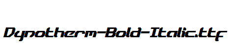Dynotherm-Bold-Italic