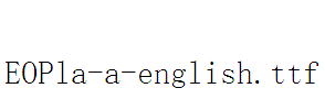 EOPla-a-english