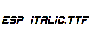 ESP_Italic