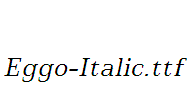 Eggo-Italic