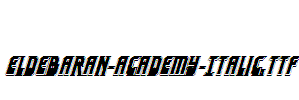 Eldebaran-Academy-Italic