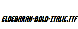 Eldebaran-Bold-Italic