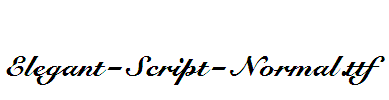 Elegant-Script-Normal