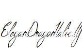 ElegantDragonItalic