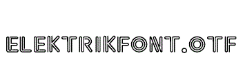 ElektrikFont